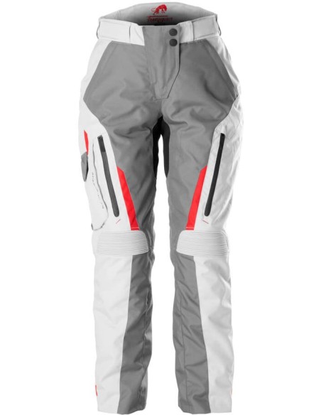 Pantalón Furygan Killington Lady | Gris-perla-rojo