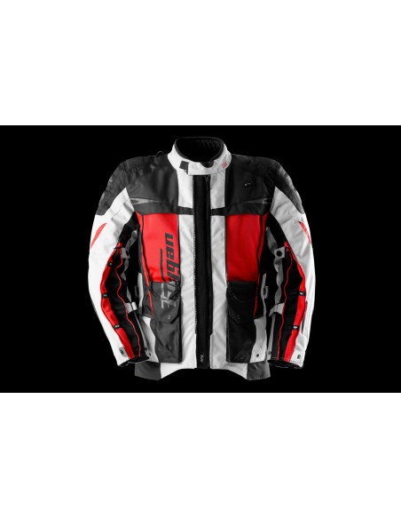 Chaqueta Furygan Montroc Kevlar Primaloft 3en1+ | Negro-perla-rojo