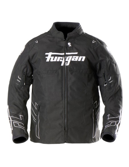 Chaqueta Furygan Neon KidNegro-blanco-gris