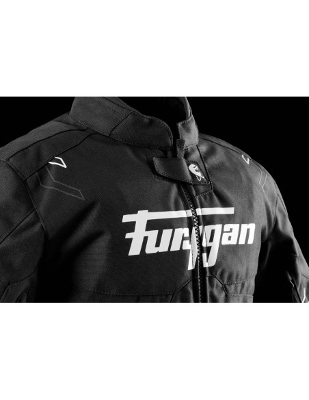 Chaqueta Furygan Neon KidNegro-blanco-gris