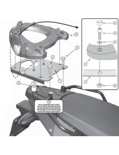 Fijación Givi BMW F 650 GS / F 800 GS (2012 / 2017) F 700 GS ( 2013 / 2017)