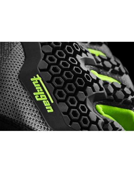 Guantes Furygan JackNegro-gris-amarillo fluor