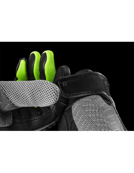 Guantes Furygan JackNegro-gris-amarillo fluor