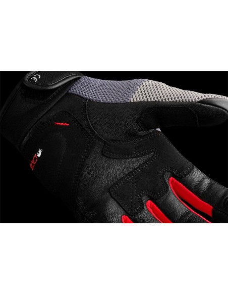 Guantes Furygan JackNegro-gris-rojo
