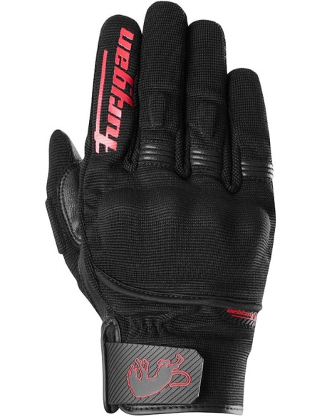 Guantes Furygan Jet D30 EvoNegro y rojo