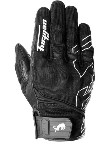 Guantes Furygan Jet Neon D30Negro y blanco
