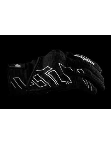 Guantes Furygan Jet Neon D30Negro y blanco