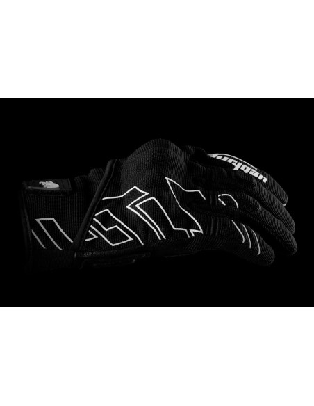 Guantes Furygan Jet Neon D30Negro y blanco