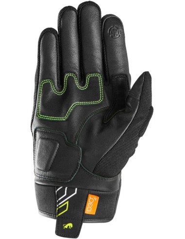 Guantes Furygan Jet Neon D30Negro-blanco-amarillo fluor