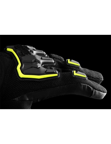 Guantes Furygan ShadeNegro y amarillo fluor