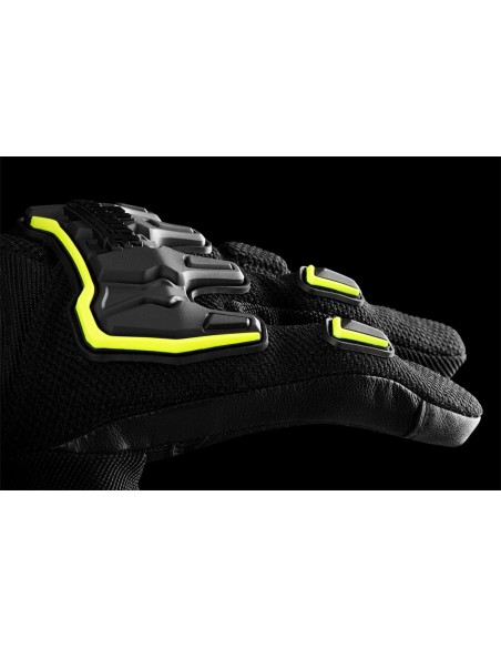 Guantes Furygan ShadeNegro y amarillo fluor