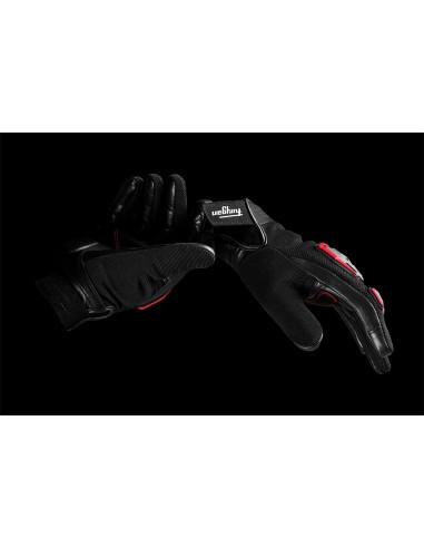Guantes Furygan ShadeNegro y rojo