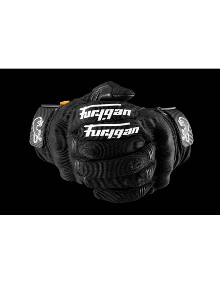 Guantes Furygan Jet Lady D30 EvoNegro y blanco