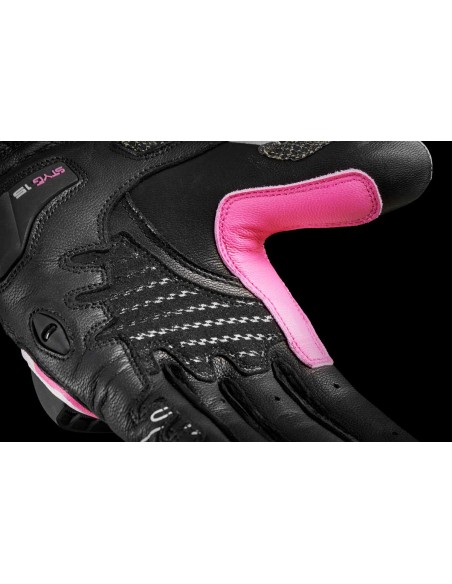 Guantes Furygan Styg 15 LadyNegro y rosa