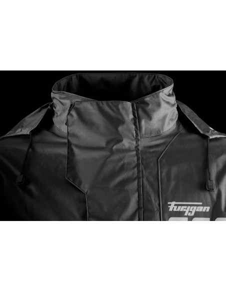 Chaqueta de Lluvia Furygan TornadoNegro y amarillo fluor
