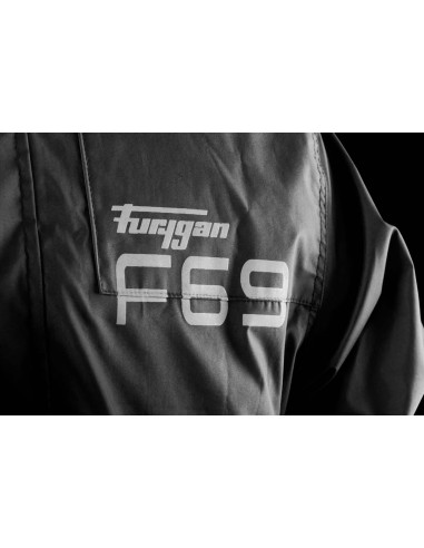 Chaqueta de Lluvia Furygan TornadoNegro y amarillo fluor