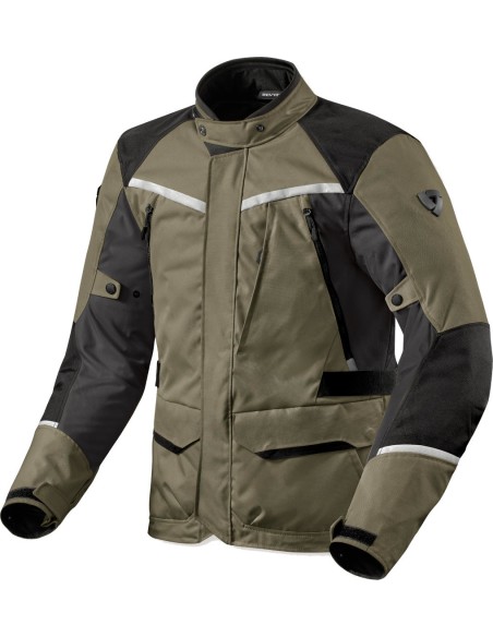 Chaqueta Revit Voltiac 3 H2O | Verde y antracita