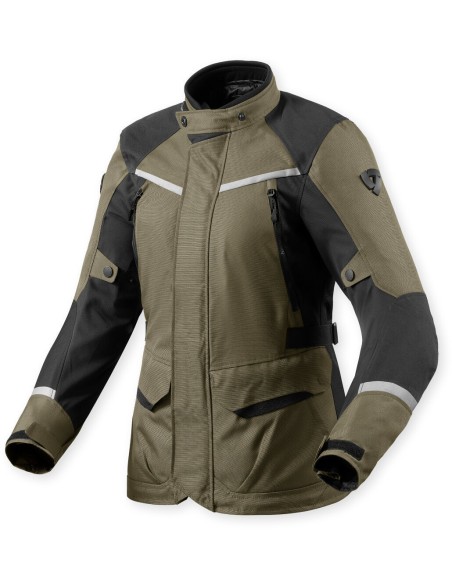 Chaqueta Revit Voltiac 3 H2O Ladies | Verde y antracita
