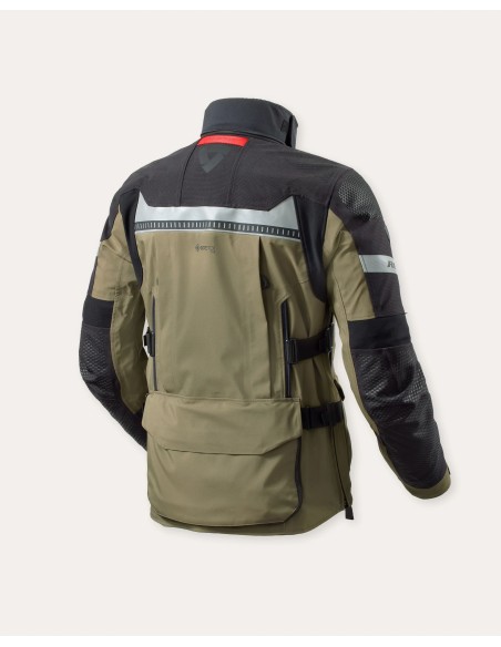 Chaqueta Revit Dominator 3 Gore-Tex | Negro y verde oscuro