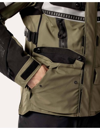 Chaqueta Revit Dominator 3 Gore-Tex | Negro y verde oscuro