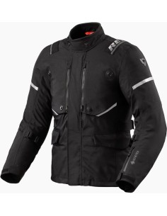 Chaqueta Revit Vertical Gore-Tex | Negro y plata