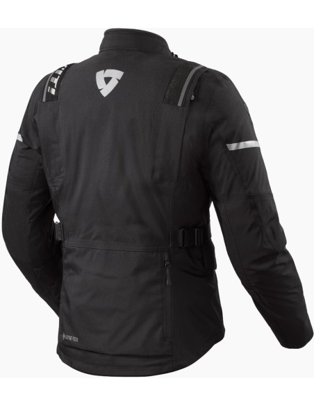 Chaqueta Revit Vertical Gore-Tex | Negro y plata