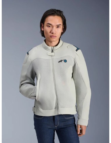 Chaqueta Alpinestars Circal-1 Air | Gris metal y azul