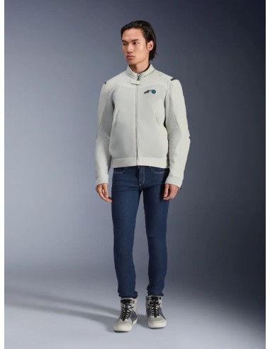 Chaqueta Alpinestars Circal-1 Air | Gris metal y azul