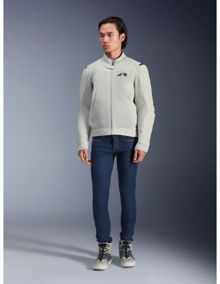 Chaqueta Alpinestars Circal-1 Air | Gris metal y azul