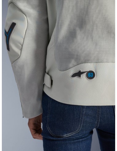 Chaqueta Alpinestars Circal-1 Air | Gris metal y azul