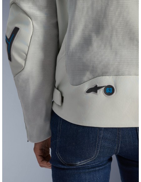 Chaqueta Alpinestars Circal-1 Air | Gris metal y azul