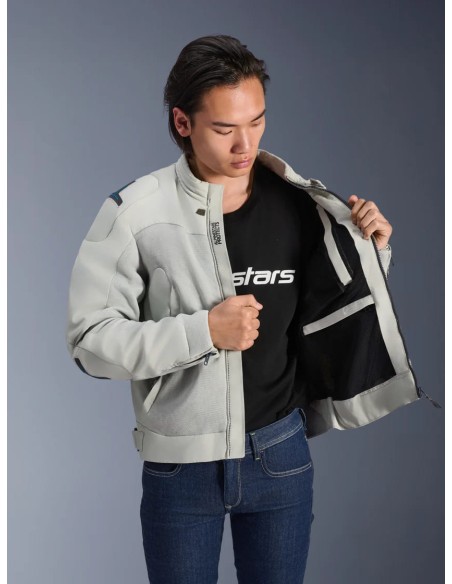 Chaqueta Alpinestars Circal-1 Air | Gris metal y azul