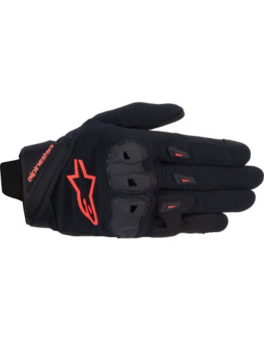 Guantes Alpinestars Stella SP X 1 | Negro y rojo fluor