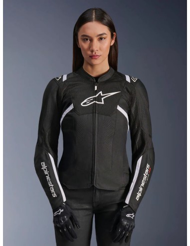 Chaqueta Alpinestars Stella T-SPS Air V2 | Negro y blanco