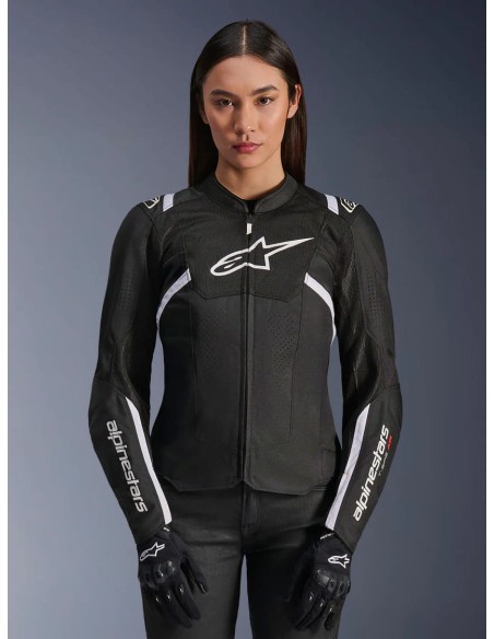Chaqueta Alpinestars Stella T-SPS Air V2 | Negro y blanco