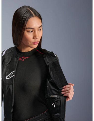 Chaqueta Alpinestars Stella T-SPS Air V2 | Negro y blanco