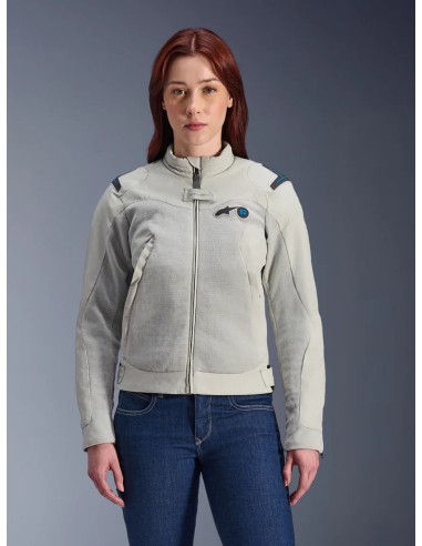 Chaqueta Alpinestars Stella Circal-1 Air | Gris metal y azul