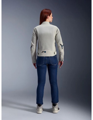 Chaqueta Alpinestars Stella Circal-1 Air | Gris metal y azul