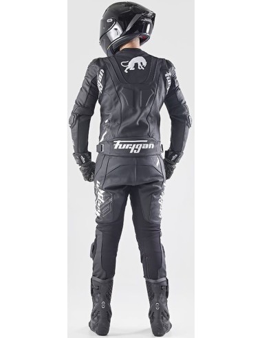 Pantalón Furygan Drack | Negro-blanco-blanco