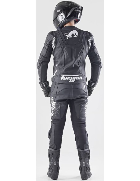 Pantalón Furygan Drack | Negro-blanco-blanco