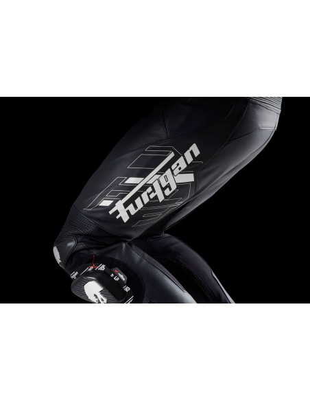 Pantalón Furygan Drack | Negro-blanco-blanco