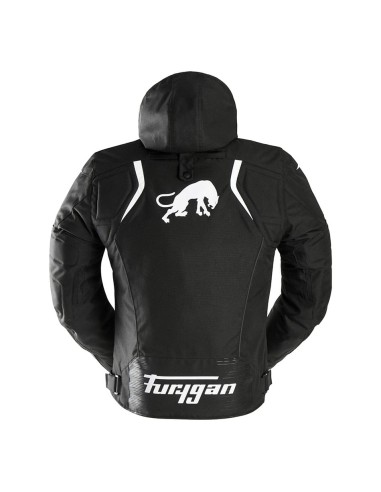 Chaqueta Furygan Shard | Negro y blanco