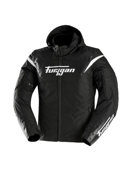 Chaqueta Furygan Shard | Negro y blanco