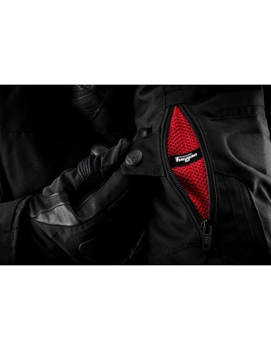 Chaqueta Furygan Shard | Negro y blanco