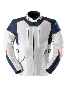 Chaqueta Furygan Brooks Vented+ | Azul-perla-rojo