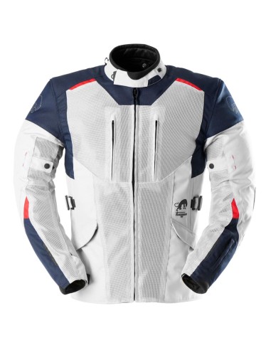 Chaqueta Furygan Brooks Vented+ | Azul-perla-rojo