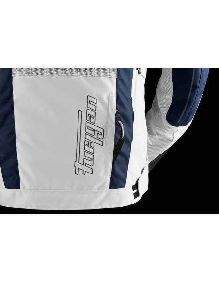 Chaqueta Furygan Brooks Vented+ | Azul-perla-rojo