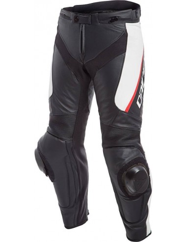 Pantalon Dainese Delta 3 Negro / Blanco / Rojo Pantalon Dainese Delta 3 Negro / Blanco / Rojo