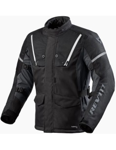 Chaqueta Revit Horizon 3 H2O | Negro y rojo 2