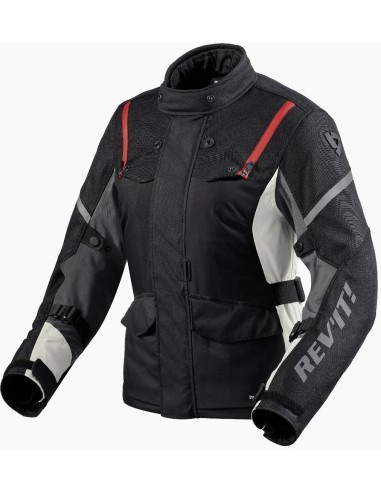Chaqueta Revit Horizon 3 H2O Ladies | Negro y rojo